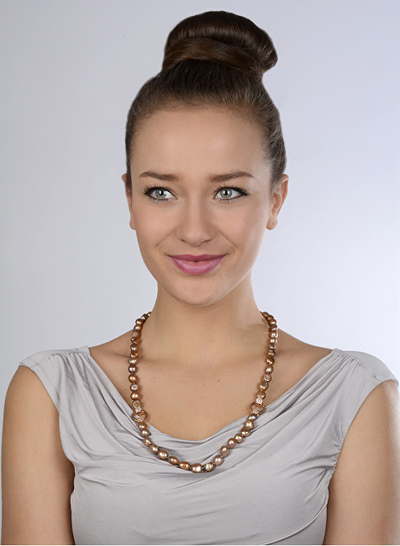 Set qafore dhe byzylyk JwL Luxury Pearls JL0163