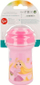Kupë Princess me pipë, 310ml, plastike, rozë