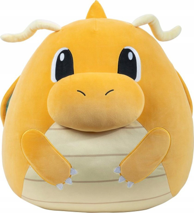 Lodër pelushi Squishmallows Pokemon Dragonite, 50 cm, portokalli