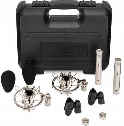 Mikrofon kondensator Warm Audio WA84 ST OC, stereo, me kapsula omni dhe kardioide, ngjyra nikel
