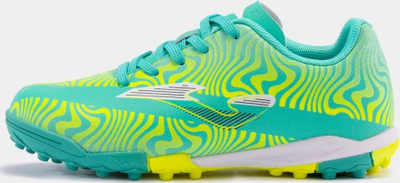 Këpucë futbolli Joma Evolution 2415 Jr TF, për kalamaj, për bar sintetik, blu jeshile