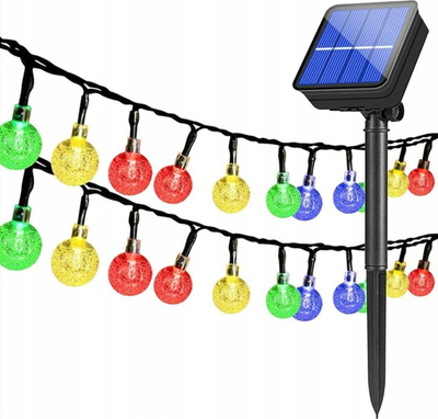 Декоративно градинарско светло Garland Chain, 4.9m, 40 LED, повеќебојно