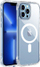 Заштитна маска Joyroom Magnetic Defender за iPhone 13 Pro, со држач, MagSafe, проѕирна