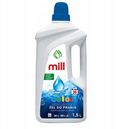 Xhel larës për rroba me ngjyra Mill Color, 1.5L, 30 larje
