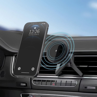 Mbajtës magnetik telefoni JML CUSTO 251010, universal, i zi