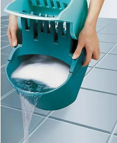 Set shtupë + kovë Leifheit 55092, e kaltër 
