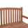 Stol kopshti HomeMarkt Elena HM18125, dru teak, 150x61x95 cm, ngjyrë natyrale
