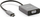 Адаптер USB-C во VGA LMP, за лаптоп и персонален компјутер, сив