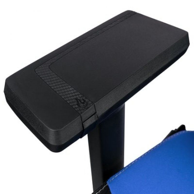 Karrige gaming Nitro Concepts X1000, ergonomike, me jastëk për kokën dhe mesit, e zezë blu