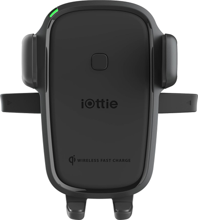 Mbajtëse makine iOttie Easy One Touch Wireless 2, karikim Qi, montim në pult dhe xham, e zezë