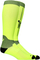 Çorape kompresuese ASICS Performance Run, deri në gju, fluorescente jeshile e zezë, për vrapim, L