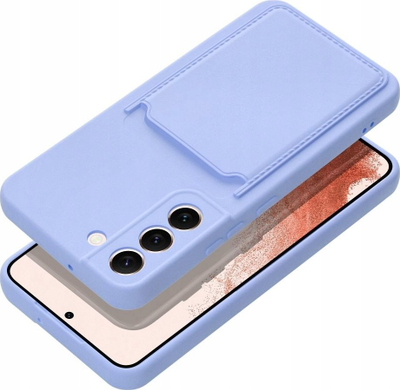 Mbrojtëse telefoni Futera Card Case për Samsung A15 5G, silikoni, me xhep kartash, lejla