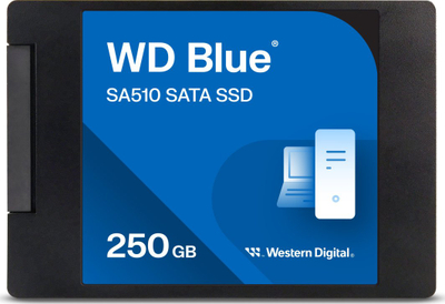 Disk SSD WD Blue SA510, 250GB, 2.5" SATA III