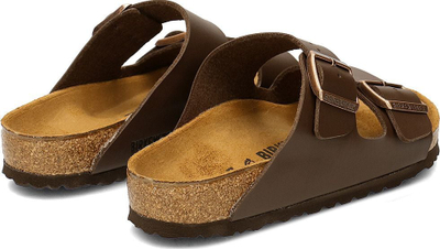 Sandale Birkenstock Arizona BF, taban anatomik, Birko Flor, bezhë
