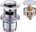 Tep lavamani Deante AP010K, click clack, me overflow dhe shportë, krom