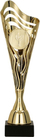 Kupë sportive Victoria Sport Plastic Cup, 33cm, plastike, ngjyrë floriri
