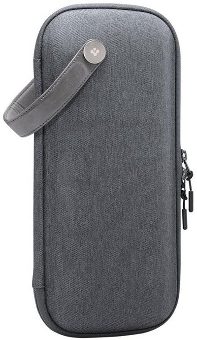Çantë mbrojtëse Spigen Klasden për Nintendo Switch 2, hapësirë për 10 lojëra, gri