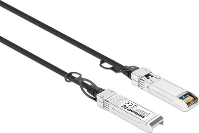 Kabllo DAC Intellinet SFP+ në SFP+, 10 Gbps, 0.5 m, e zezë