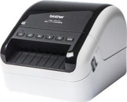Printer etiketash Brother QL-1110NWB, termik, LAN dhe USB, i bardhë