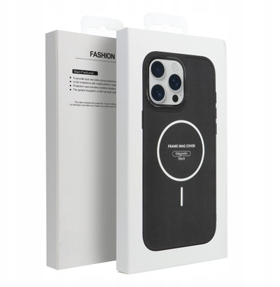 Mbulesë telefoni OEM FRAME MAG për iPhone 14 Pro, me MagSafe, e zezë