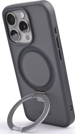 Mbulesë telefoni Mobile Origin RingMag për iPhone 15 Pro Max, me unazë magnet, e zezë