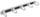 Mbajtëse kabllosh Lanberg 19'' 1U, gri