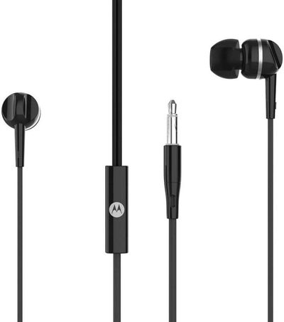 Kufje in-ear Motorola Pace 105, 3.5mm, me mikrofon, të zeza