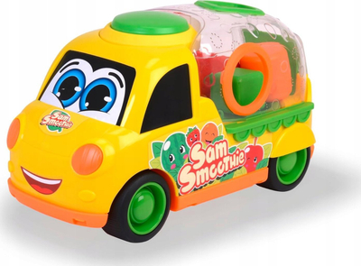 Makina lodër Dickie ABC Fruit Car me litar, 25 cm, shumëngjyrëshe