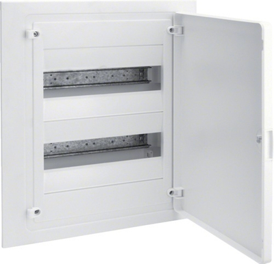 Kasetë shpërndarëse Hager GOLF VF212PD, 2x12 module, montim i fshehtë, derë e plotë