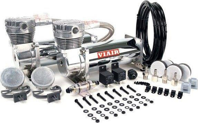 Set kompresorësh ajri VIAIR 444C, 12V, 200 PSI, krom