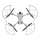 Mbrojtëse helikash Sunnylife N4P-KC712 për DJI Mini 4 Pro, set 4 copë, gri