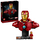 Set LEGO Iron Man Bust 76327, model ekspozues, dekorativ, shumëngjyrësh