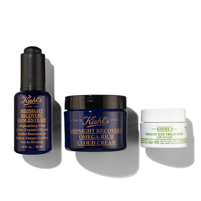 Подарочен сет Kiehl’s серум 30 мл+ Ноќен крем 50 мл + Крем за очи 14 мл