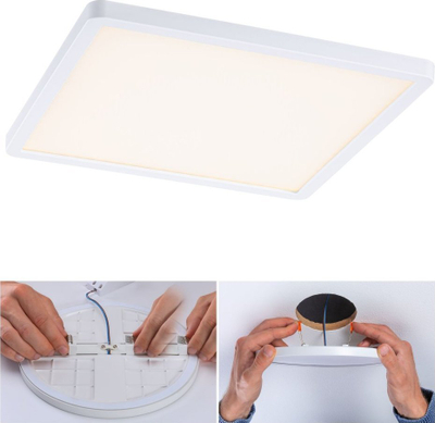 Panel i futur LED Paulmann Areo Angular, 23 cm, 3-step dim, i bardhë