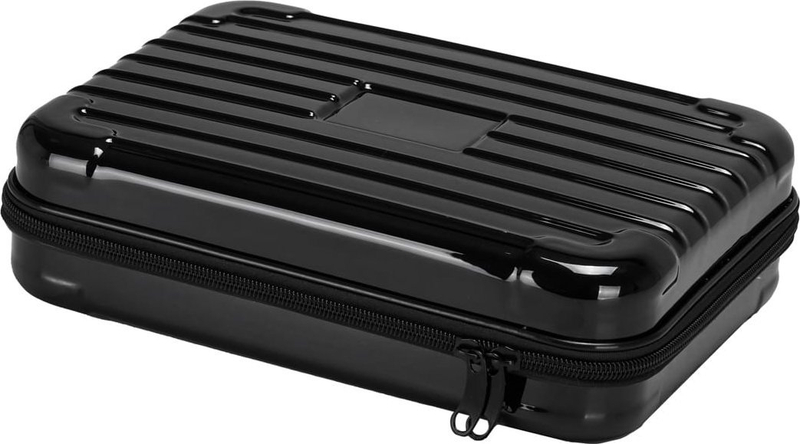 Çantë berberi Activeshop Black Barber Case, profesionale, e zezë