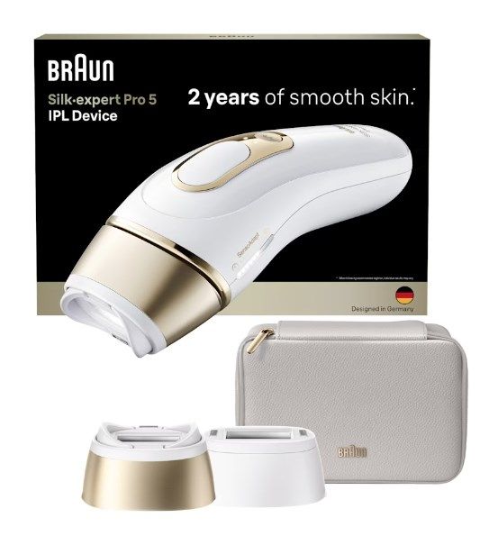 Depilatori Braun Silk-expert Pro 5 PL5210 IPL, i bardhë/i artë