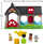 Set lodër Fisher Price Little People Stallë me Kuaj Friendly Horses Stable, tinguj qejfi, shumëngjyrëshe