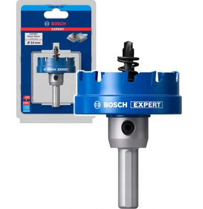 Sharrë rrethore për metal Bosch Expert Sheet Metal Hole Saw, për stërvitje dhe impact driver, karbid, e zezë