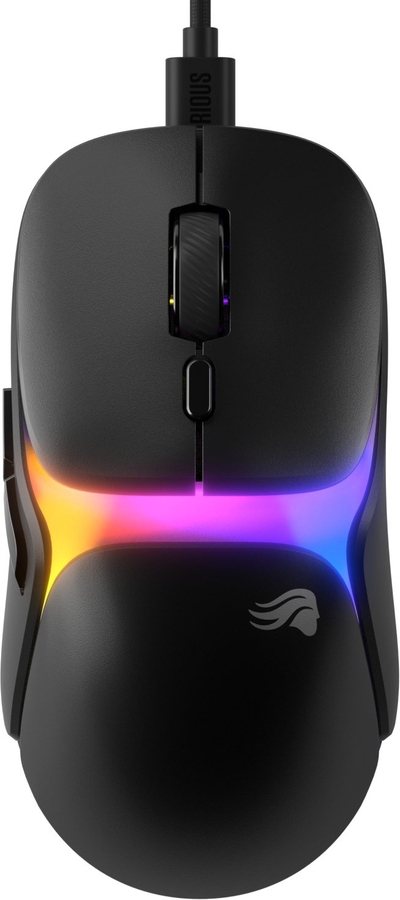 Maus lojërash Glorious Model O3 Wired, 54g, sensor BAMF 3.0, i zi