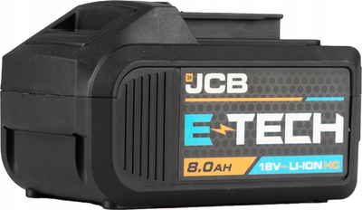Bateri për vegla JCB 18V, 8.0Ah, Li ion, e zezë
