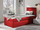 Shtrat kontinental CARMEN MINI 90x200, kuqe