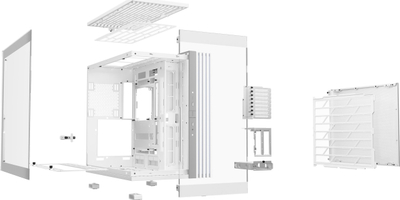 Куќиште за компјутер Be Quiet! LIGHT BASE 900 DX, Full Tower, ARGB, бело