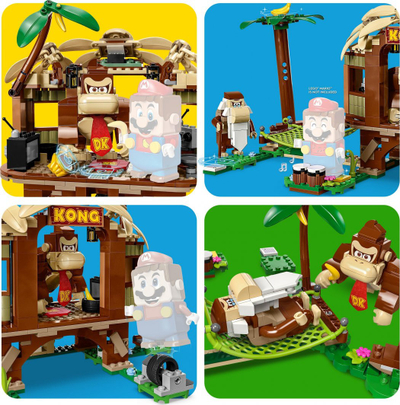 Set LEGO® Super Mario™ 71424 Donkey Kong's Tree House - Expansion, 555 pjesë