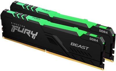 Memorie Kingston Fury Beast RGB 16GB (2x8GB) DDR4 3733 CL19