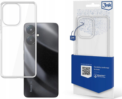 Maskë mbrojtëse 3MK Armor Case për Xiaomi Redmi 13C 5G, transparente