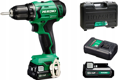 Burmashinë Hikoki DS12DA WFZ 12 V, 2 x 2.5 Ah, pa kabllo 