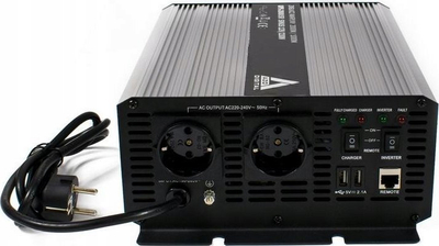 Furnizim energjie për emergjencë Azo UPS-1200SR, 1200VA, bateri AGM 12V 100Ah, ngjyrë argjendtë