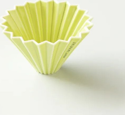 Filtruese kafe Origami Dripper S, për 1 2 filxona, porcelan, e bardhë