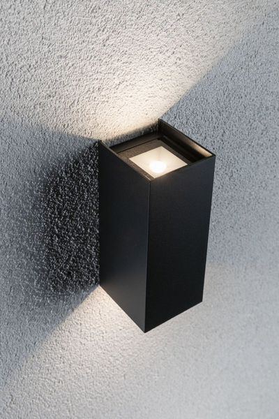 Aplike murale Paulmann Flame, 2x3W LED, IP44, antracit