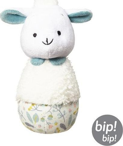 Set bowling plush BabyOno 1437 Badger Edmund Friends, lodra senzoriale, nga 3 muajsh, shumëngjyrësh